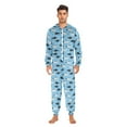 thumbnail image 6 of joogoo Fishes Blue Unisex Adults Onesies Pajamas Jumpsuits L, 6 of 7