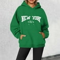 thumbnail image 2 of XINXIAOO Womens Hoodies Long Sleeve Women Pullover Cute Hoodies Green Clothes Fall Hoodies for Women Young Women's Wear, 2 of 4