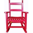 thumbnail image 3 of Rocking Rocker - K081RD Durable Red Child’s Wood Porch Rocker/Outdoor Rocking Chair - Indoor or Outdoor - Suitable for 3-7 Years Old, 3 of 8