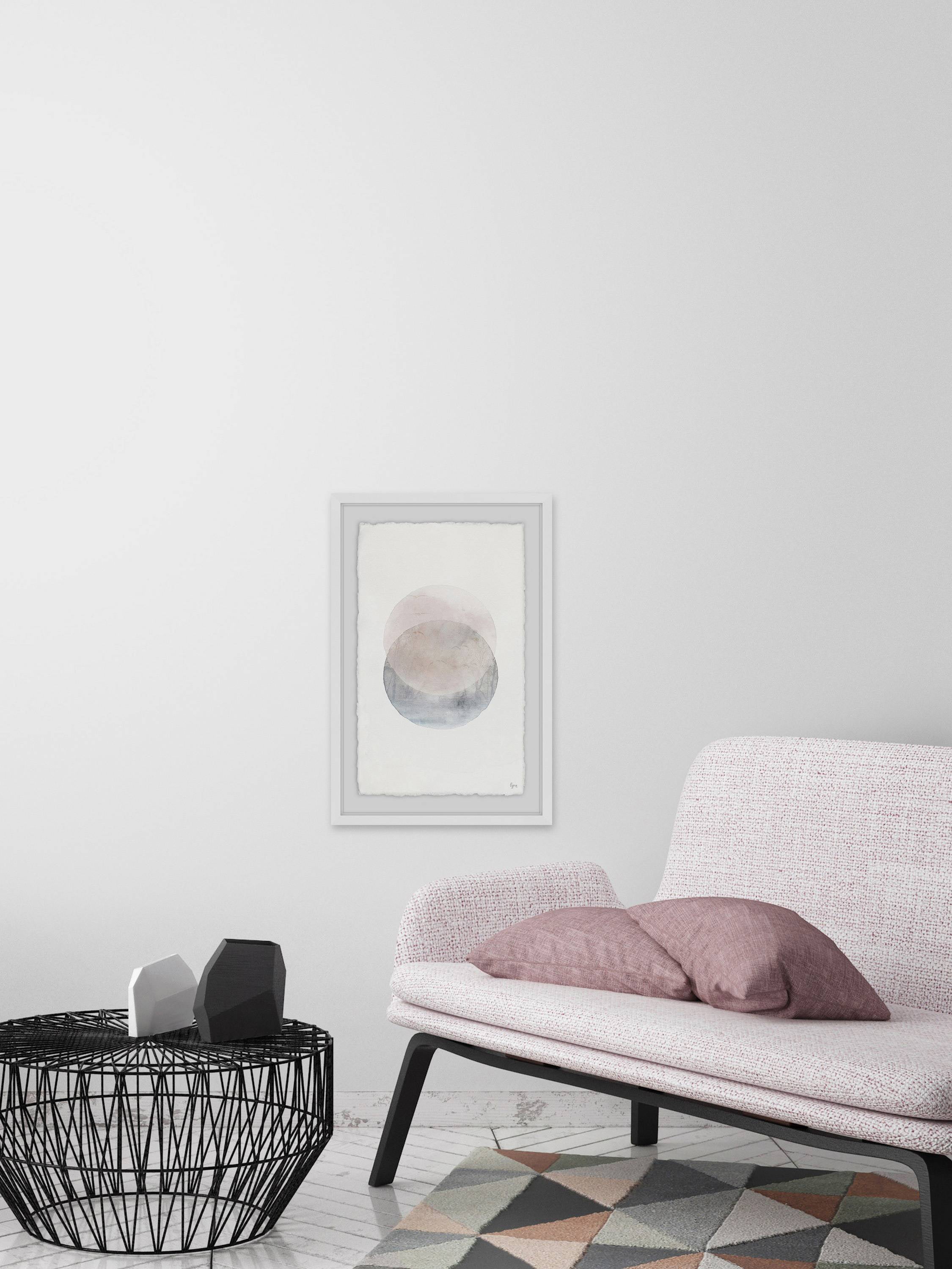 Two Spheres Framed Painting Print