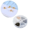 thumbnail image 2 of 1 Box Handmade Jewelry Iron Buckle Accessories Set Iron Clam Shell Bead Crimp Knot Tip Cover for DIY Jewelry Making (Mixed Color), 2 of 9