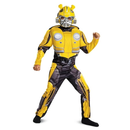 Transformers Bumblebee Movie Bumblebee Classic Muscle Child Halloween (Best Pet Halloween Costumes 2019)