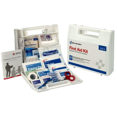 First Aid Only 10 Person First Aid Kit, OSHA Compliant, Plastic Case ...