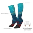 thumbnail image 4 of Honeii Tower And Red Roses Print Long Socks,Novelty Design Socks Gift for Men and Women,Crew Socks,Calf Socks, 4 of 6