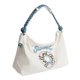thumbnail image 1 of Bolso de lona para mujer Bolso de mano informal Bordado de moda Embrague femenino (Azul) Likrtyny Para Estrenar, 1 of 6