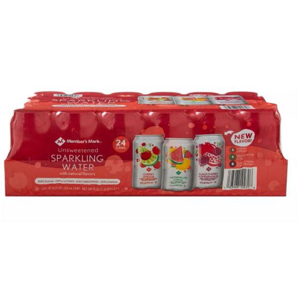 Unsweetened Sparkling Water Variety Pack (12 fl. oz. 24 pk.)