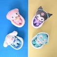 thumbnail image 5 of Hangyodon-Llavero de dibujos animados de Anime Sanrio Kuromi Kawaii My Melody Cinnamoroll, llavero de felpa, juguetes de adornos para niña, 5 of 5
