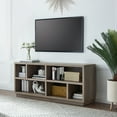 thumbnail image 2 of Evelyn&Zoe Bowman Rectangular TV Stand for TV's up to 65", Gray Oak, 2 of 8