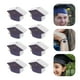 thumbnail image 5 of 50 cuentas espaciadoras de madera con forma de birrete de graduación pequeño para manualidades, cuentas de madera natural para collares, pulseras y guirnaldas., 5 of 7