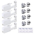 thumbnail image 3 of VOCOO Disposable Ear Piercing Kit with Studs for Ears, Nose, and Lips, Set of 4, White, 3 of 12