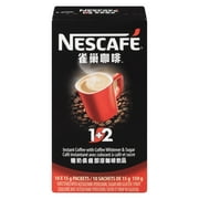 Café instantané Nescafé 1+2 de Nestlé avec colorant à café et sucre