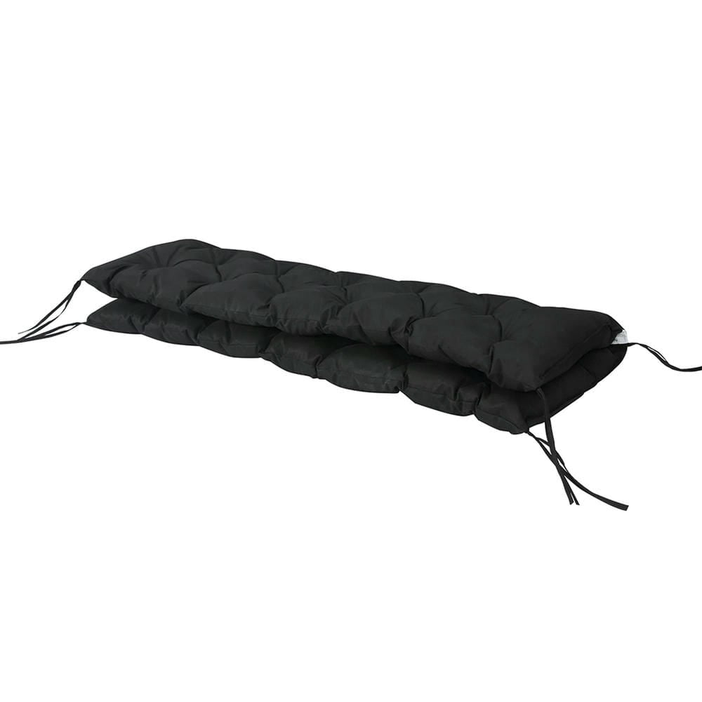 Topcobe 59" x 38" Tufted Bench Cushion for Outdoor Furniture, 3-Seater Replacement for Swing Chair, Patio Sofa/Couch, Patio Cushions for Outdoor Backyard Garden Porch, Dark Gray