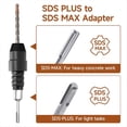 thumbnail image 2 of 1 Adaptador SDS Plus A SDS Max para Taladro Percutor Rotativo. Convertidor de Taladro para Martillo Demoledor., 2 of 5