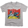thumbnail image 2 of Batman Bat Slap 1 Kids T Shirt (X-Large) for Youth Toddler Boys and Girls, Athletic Heather, 2 of 5