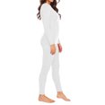 thumbnail image 4 of Women's Thermal Underwear Set, Thin Base Layer, Thermal Long-Sleeved Top and Pants, Lightweight Warm Clothing for Cold Seasons and Layering,White,M, 4 of 6