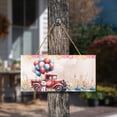 thumbnail image 3 of Vintage Patriotic Persian 4th of July Independence Memorial Day Landscape Wood Sign Cat Lover Kitten Owner Gifts Hanging Wall Home Decor - 01006, 3 of 5