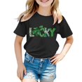 thumbnail image 1 of TZEWGL T-Shirts For Infnat Short Sleeve Graphic Crew Neck Trendy Blouse For Newborns size 2-3T, 1 of 4