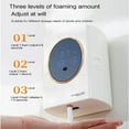 thumbnail image 3 of Automatic Soap Dispenser 480ml Smart Sensing Touchless Foam Soap Dispenser USB Recharging Wall Mounted for Bathroom and Kitchen(White), 3 of 8