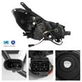 thumbnail image 2 of AKKON - For 2012-2016 Subaru Impreza / 2013-2015 XV Crosstrek Halogen Projector Black Smoked Headlights -w/ Tube Parking, 2 of 7