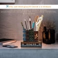 thumbnail image 4 of Multifunction Retro Wooden Pen Holder Book Shape Wood Craft Home Decor Pencil Desktop Storage Box Drawers Stationery Holder Gift, 4 of 10