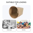 thumbnail image 3 of 1pc Decorativo Regalo Cesta Creative Soporte de almacenamiento Paja Contenedor de ramo de paja, 3 of 6