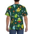 thumbnail image 3 of Vsdgher Sport Monster Print Men's Dry Fit Mesh Athletic Shirts Moisture Wicking Tennis T-Shirt Tops, 3 of 9