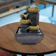 thumbnail image 2 of 3-Tier Desktop Water Fountain Decor W/LED US 110 V , Simple BUT Elegant C, 2 of 9