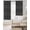 Black, variant on Animal Leather Blackout Curtains 96 Inch Length 2 Panels Set, Vintage Animal Textures Minimalist Gray Full Shading Curtains for Windows, Blackout Curtains for Bedroom Living Room 52"x96"