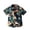 Navy, variant on NIEWTR Toddler Boys Dense Tropical Print Short Sleeve Button Down Shirt Hawaiian Beach Vacation Tops(Navy,6-12 Months)