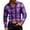 (New24)Purple, variant on Thousandth Men's Plaid Western Shirt Classic Long Sleeve Button Down Shirt Casual Versatile Shirts Work Shirts for Men