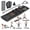 Style B-Black, variant on Rican Pilates Reformer Board with Resistance Bands, Portable Pilates Board Ab Machine, Full Body Workout for Home, LED Timer & Calorie Display Ab Core Strengthener Trainer