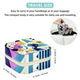 thumbnail image 5 of Geometric Cube Travel Portable Square Storage Box with Earring Holder, Necklace Organizer, and Travel Organizer for Rings, Earrings, Necklaces, Bracelets, and More - Ideal for Girls and Women, 5 of 6