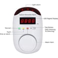 thumbnail image 2 of Detector de monóxido de carbono ZHCH enchufable con pantalla digital LED y alarma de voz 1 paquete, 2 of 5