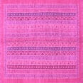 thumbnail image 1 of Ahgly Company Indoor Square Abstract Pink Modern Area Rugs, 3' Square, 1 of 4