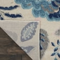 thumbnail image 5 of Nourison Tranquil Floral Ivory/Light Blue 8'10" x 11'10" Area Rug, (9x12), 5 of 8