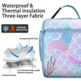 thumbnail image 4 of Premium Insulated Mermaid Lunch Box for Men & - Reusable Lunch Bag with,Hour Temperature Retention, Compact & Lightweight Design for Office, Work, Picnic, Travel - Durable Lunch Tote for Adults., 4 of 5
