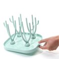thumbnail image 2 of Baby Bottles Drying Rack Plastic Detachable Baby Bottle Drain Drying Rack Feeding Cup Pacifier Storage Nipple Shelf, 2 of 4