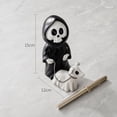 thumbnail image 5 of Halloween Decoration Skeleton Walking Dog Figurine 6Inch Resin Gothic Satanic Ornament Gift Mantel Shelf Coffee Table, 5 of 7