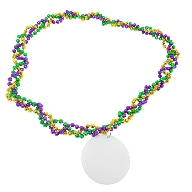 Mardi Gras - Mardi Gras Party Pendant Necklace Supplies - 20