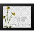 thumbnail image 2 of Kimberly, Allen 18x15 Black Modern Framed Museum Art Print Titled - Please Excuse Wildflower, 2 of 5