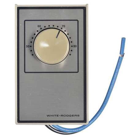 - WHITE-RODGERS 1A65-641 Line Volt Mechanical Tstat, 120 to 277VAC