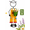 CC4-Boy, variant on CUTE METAL GARDEN PLANTER STATUE Available In Boy Style And Girl Style For Front Door Garden Path Or Entryway Welcoming Accent