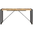 thumbnail image 2 of vidaXL Dining Table 160x80x75 cm Solid Mango Wood, 2 of 5