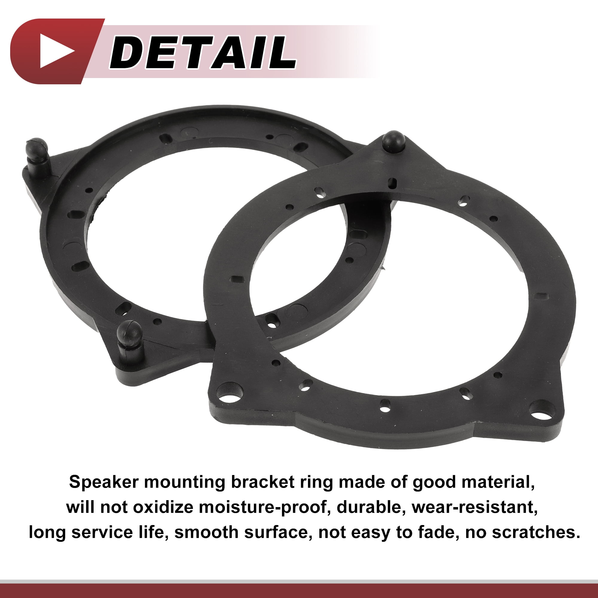 Unique Bargains 2Pcs Coaxial Speaker for Spacer Ring for BMW 230i 17-21 Front Doors