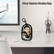 thumbnail image 4 of Clear Figures Display Bag, Portable Figures Storage Bag with Keychain, Mini Doll Hanging Blind Box, Single Zipper Closure Dustproof Collectibles Case for Mini Figures, Dolls (Black, Semicircle), 4 of 5