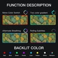 thumbnail image 5 of Vibrant Line Art RGB Gaming Mouse Pad Large Keyboard Mat Rubber Base 13 Light Modes, 5 of 6