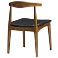 thumbnail image 5 of Modway Nouvelle 19" Fabric Dining Chairs in Black/Beige (Set of 2), 5 of 8