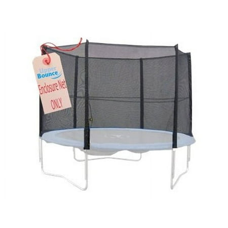 Upper Bounce Trampoline Safety Net Fits 13 ft Round Trampoline using 6 Straight Poles - (Poles Sold Separately)