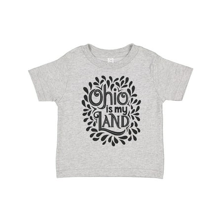 

Inktastic Ohio is My Land- Hand Lettered Gift Toddler Boy or Toddler Girl T-Shirt