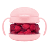 Ubbi Tweat Spill-Proof Snack Container for Toddlers & Kids, BPA-Free, Blush Pink